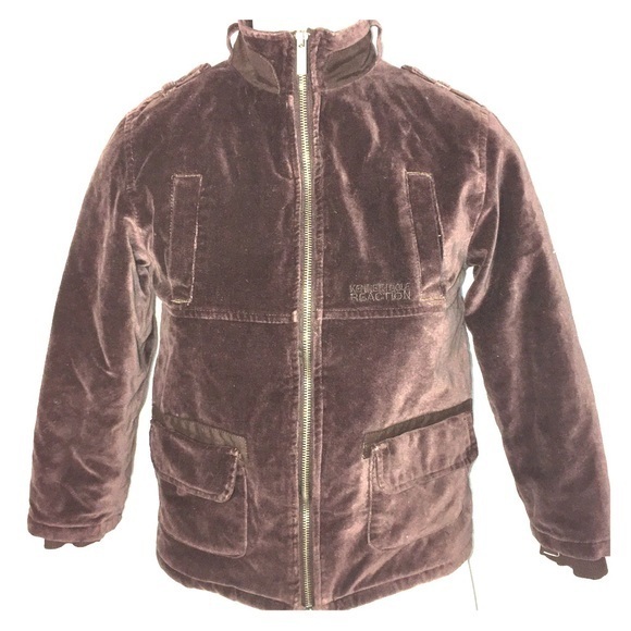 Kids Kenneth Cole Faux Velvet coat - Picture 1 of 8